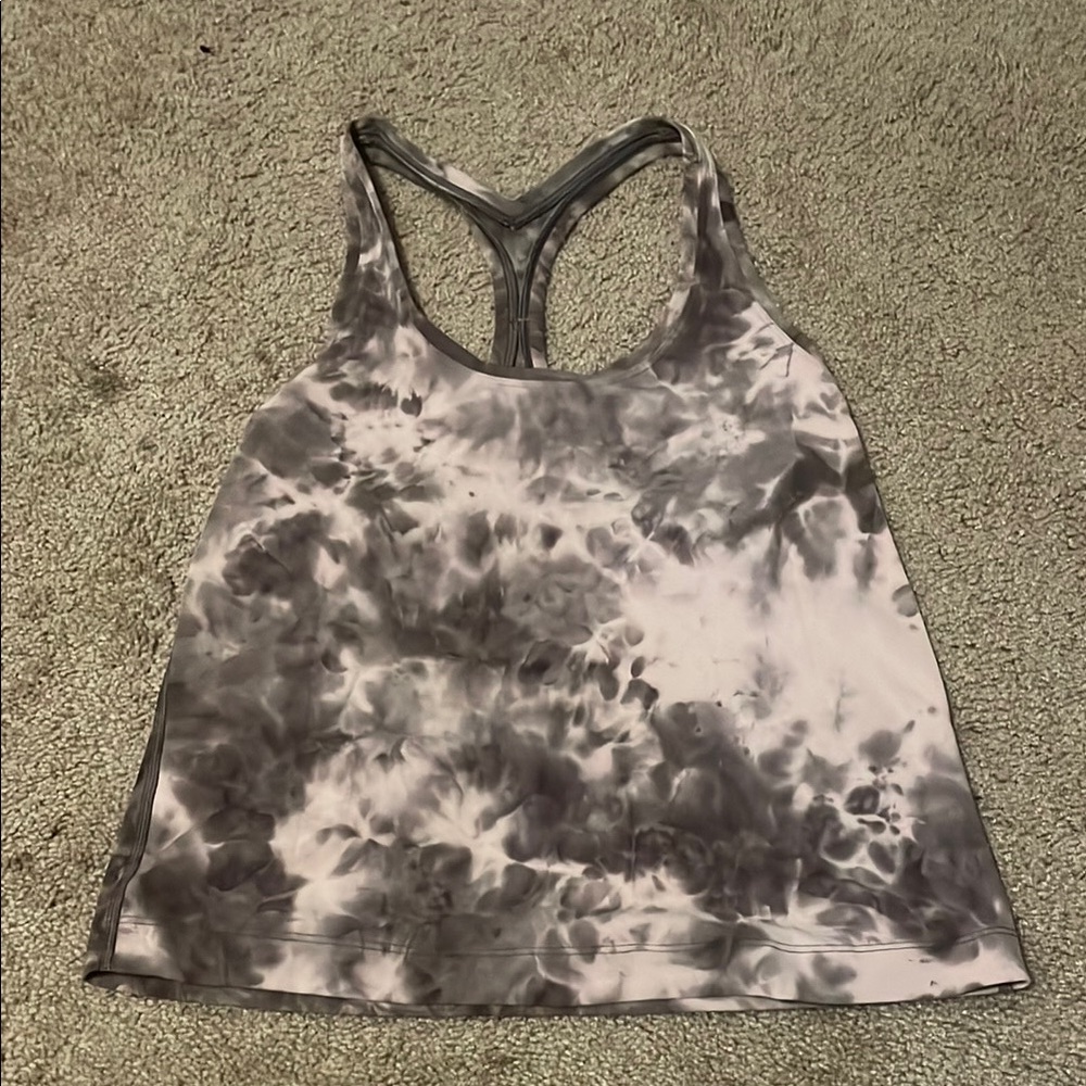 Lululemon Purple Tie Dye Tank Top